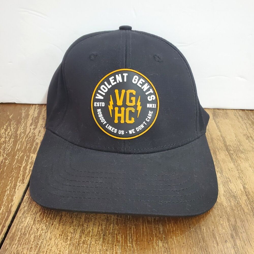 Violent Gentlemen Hockey Club "Nobody Likes Us" Snapback Hat Cap Black Sm-Med